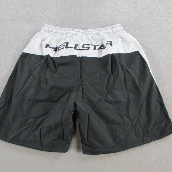 Hellstar Shorts Mens XL Black White Gym Training Workout Drawstring Extra Large - Picture 2 of 10
